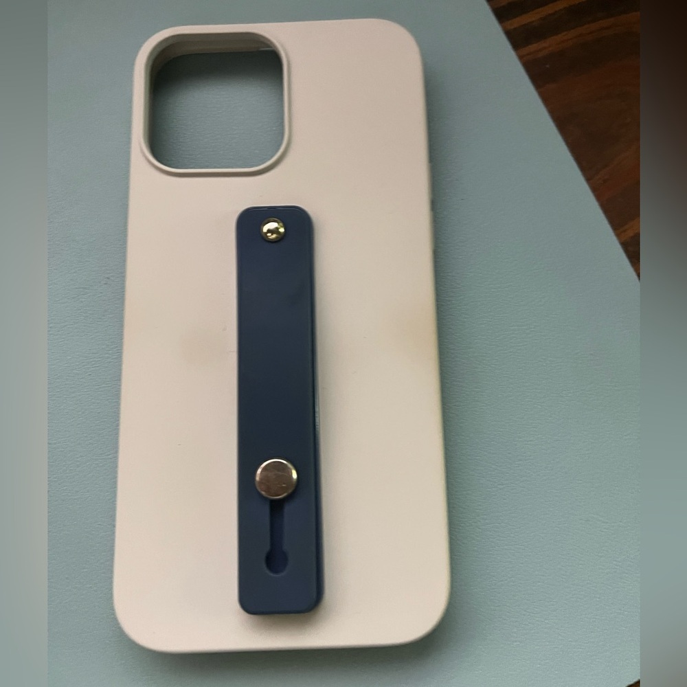 Set of (2) iPhone 13 phone cases with finger loops and screen covers